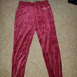 Harvard Cambridge velvet sweatpants Forever21